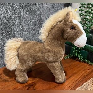 Vintage Steiff Cosy Ferdy Horse Brown 5475/20 West Germany W/ Ear Tag 8”